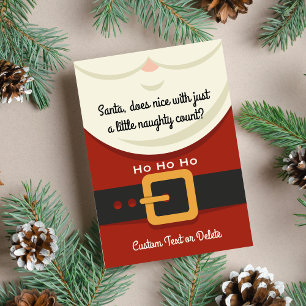 Funny Secret Santa Christmas Gift Exchange Party Invitation