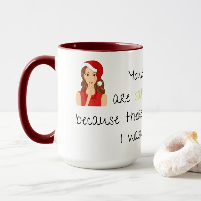 Funny Secret Santa gift - Mug (With Donut)