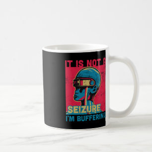 Funny Seizure - Purple ribbon for Epilepsy Awarene Coffee Mug