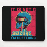 Funny Seizure - Purple ribbon for Epilepsy Awarene