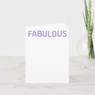 Funny Self-love Quote Fabulous Sticker  Card