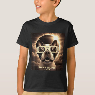Funny Selfie Boston Terrier Womens Mens T-Shirt