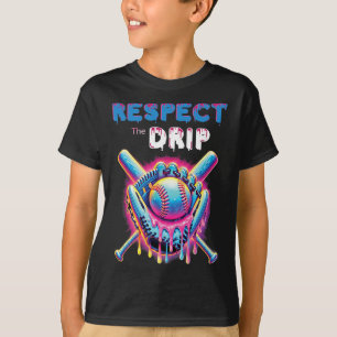 Funny Sell Drip Ice Cream Dripping Respect The Dri T-Shirt