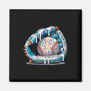 Funny Sell Glove Drip Ice Cream Players Kids Boys Magnet