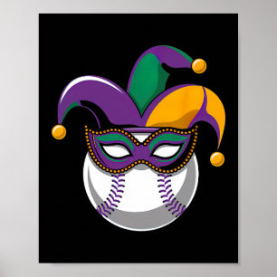 Funny Sell Mardi Gras Carnival Sell Player Kid Boy Poster