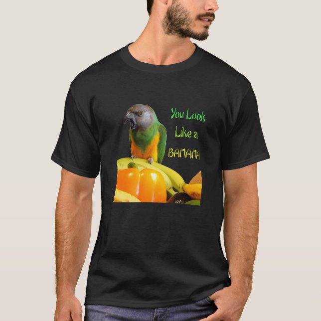 Funny Senegal Parrot T-Shirt (Front)