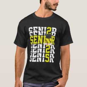 Funny Senior 2025 Class Of 2025 Graduation Softbal T-Shirt