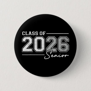 Funny Senior 2026 Cl Of 2026 Seniors Ck To School 6 Cm Round Badge