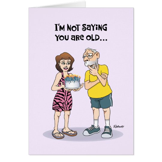 Funny Senior Birthday Card