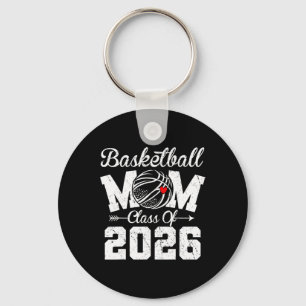 Funny Senior Sketll Mum Cl Of 2026 Graduation Key Ring