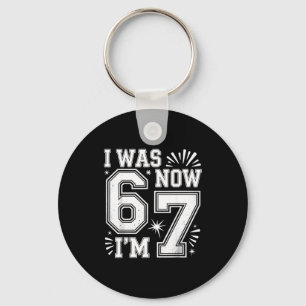 Funny Seven Year Old Birthday Design Kids Key Ring