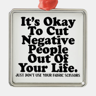 Funny Sewing Fabric Scissors Quote Quilter Sewist  Metal Tree Decoration