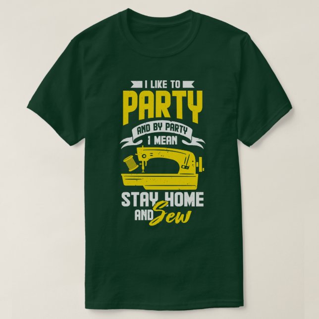 Funny Sewing Machine Hob  T-Shirt (Design Front)