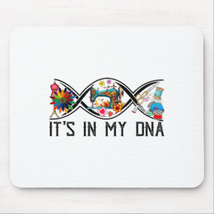 Funny Sewing Quilter Sewer Dna Quilting Hobby Craf Mouse Mat