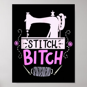 Funny Sewing Quilting Gift  Poster