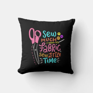 Funny Sewing - Sew Much Fabric Cushion