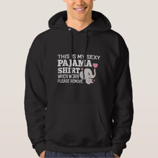 Funny Sexy Pyjama Pajama Outfit for Boyfriend Girl Hoodie