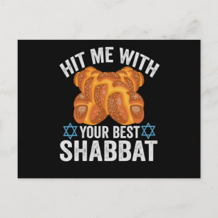 Funny Shabbat Jewish Holiday Hanukkah Humour Postcard