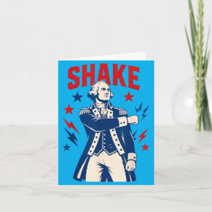 Funny Shake And Bake 4th Of July Couple Matching Card