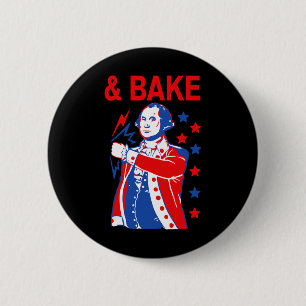 Funny Shake And Ke 4th Of July Couple Matching And 6 Cm Round Badge