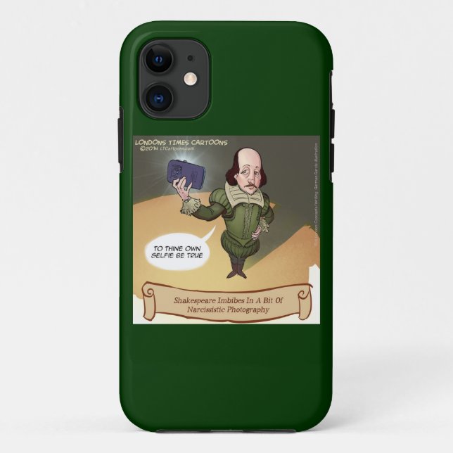 Funny Shakespeare Selfie iPhone 5/5S Case (Back)