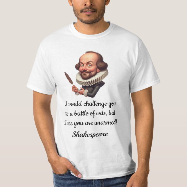 Funny Shakespeare T-Shirt (Front)