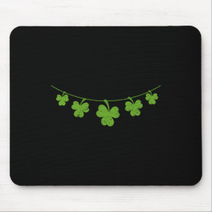Funny Shamrock Breast Irish St Patricks Day Neckla Mouse Mat