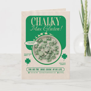 Funny Shamrock Clover Card – For Him