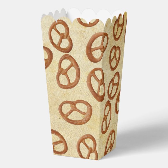 Funny Shapes pattern - pretzel 2 Favour Box (Back)