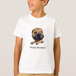 Funny Shar Pei Dog Boys T-Shirt