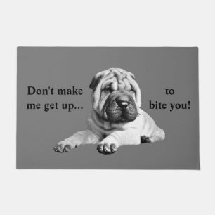 Funny Shar Pei Doormat