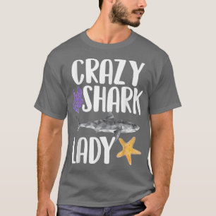 Funny shark beach ocean sea lover vacation hammerh T-Shirt