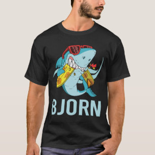 Funny Shark - Bjorn Name T-Shirt