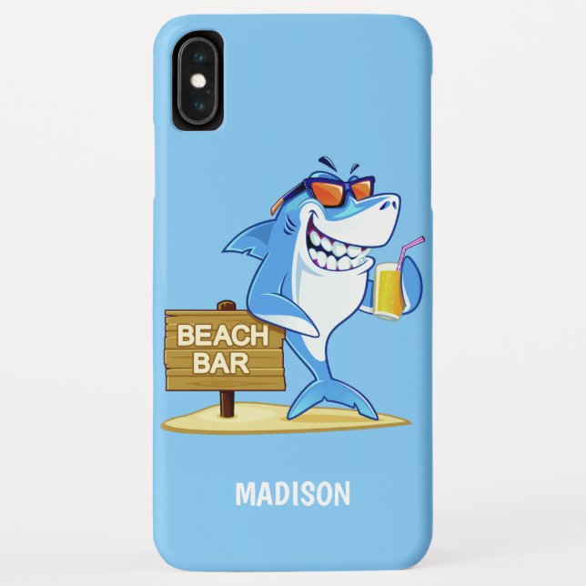 Funny Shark custom name phone cases (Back)