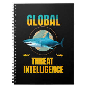 Funny Shark Cyber Security Expert Notebook