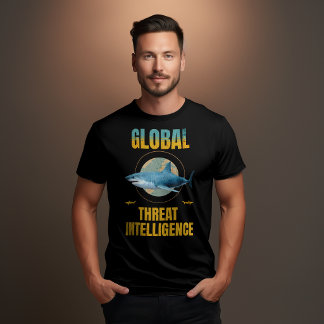 Funny Shark Cyber Security Expert T-Shirt