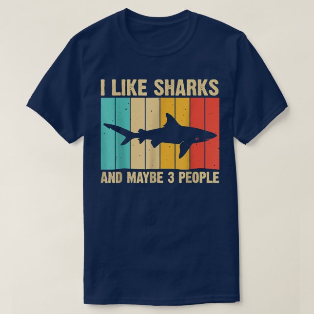Funny Shark Design For Kids Men Women Animal Shark T-Shirt (Design Front)