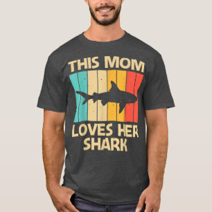 Funny Shark For Mum Mama Hammerhead Tiger Sharks L T-Shirt