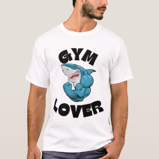 Funny Shark Gym T-Shirt 