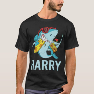 Funny Shark - Harry Name T-Shirt