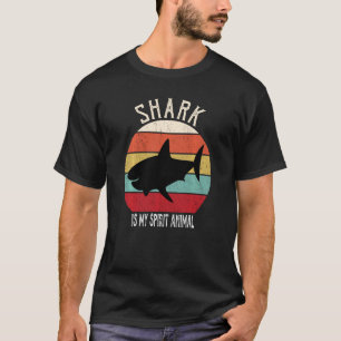 Funny Shark Is My Spirit Animal  Men Women Boys Gi T-Shirt