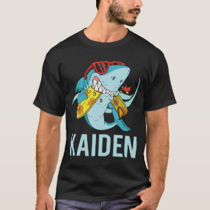 Funny Shark - Kaiden Name T-Shirt