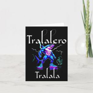 Funny Shark Meme – Tralalero Tralala Brainrot Vibe Card