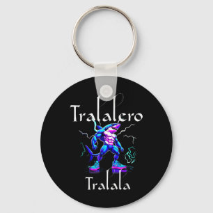 Funny Shark Meme – Tralalero Tralala Brainrot Vibe Key Ring