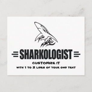 Funny Shark Postcard