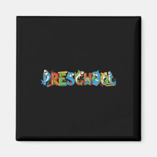 Funny Shark Preschool Pre K Back To School Kids Bo Magnet