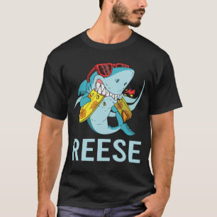 Funny Shark - Reese Name T-Shirt