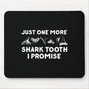 Funny Shark Teeth Design For Men Women Shark Teeth Mouse Mat