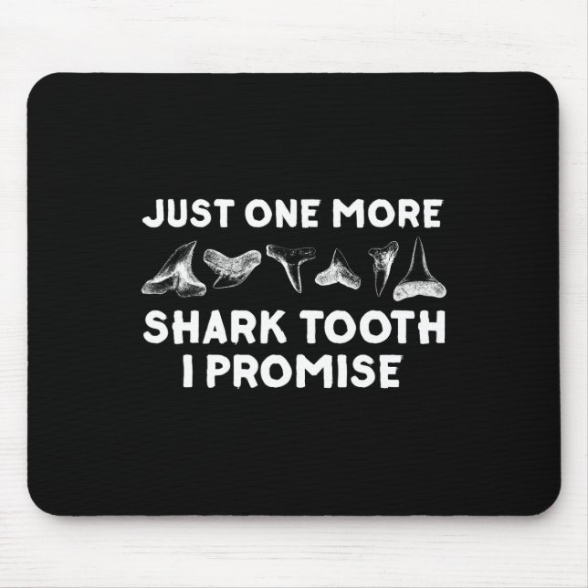 Funny Shark Teeth Design For Men Women Shark Teeth Mouse Mat (Front)