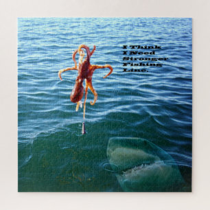 Funny Shark Wants Octopus, Jigsaw Puzzle
